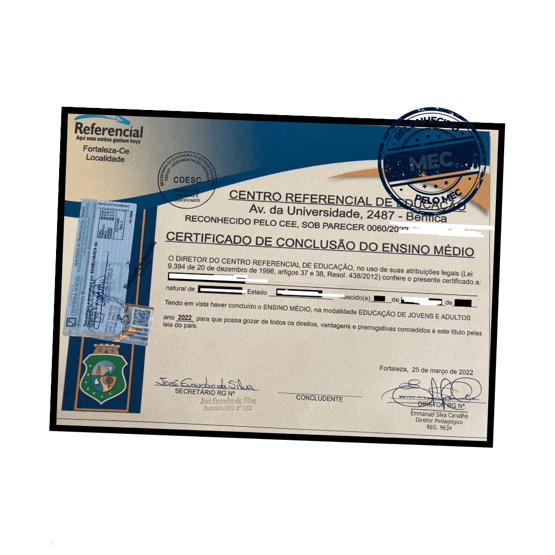 Certificado Supletivo EJA